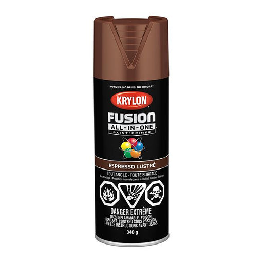 Peinture en aérosol Krylon Fusion 340g lustrée - Espresso - Quincaillerie G.H. Berger