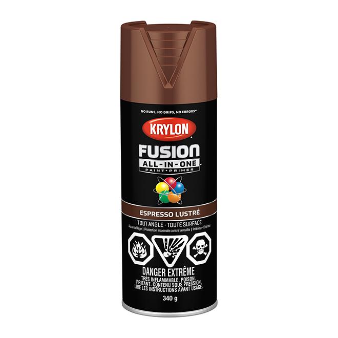 Peinture en aérosol Krylon Fusion 340g lustrée - Espresso - Quincaillerie G.H. Berger