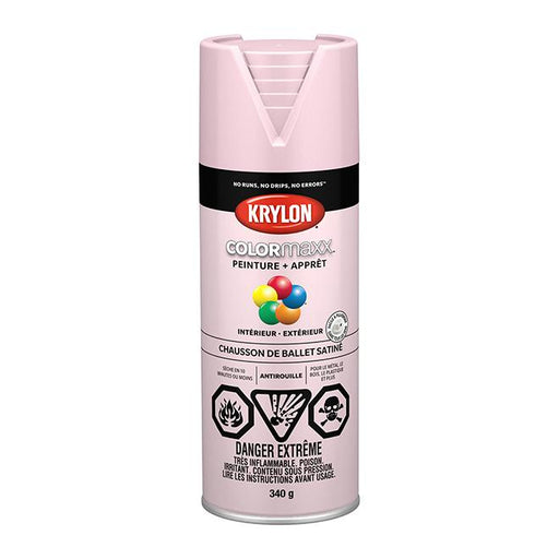 Peinture en aérosol Krylon COLORMAXX 340g satinée - Chausson de ballet - Quincaillerie G.H. Berger