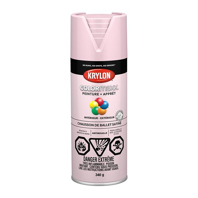 Peinture en aérosol Krylon COLORMAXX 340g satinée - Chausson de ballet - Quincaillerie G.H. Berger