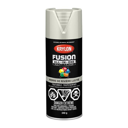 Peinture en aérosol Krylon Fusion 340g lustrée - Pierre de rivière - Quincaillerie G.H. Berger