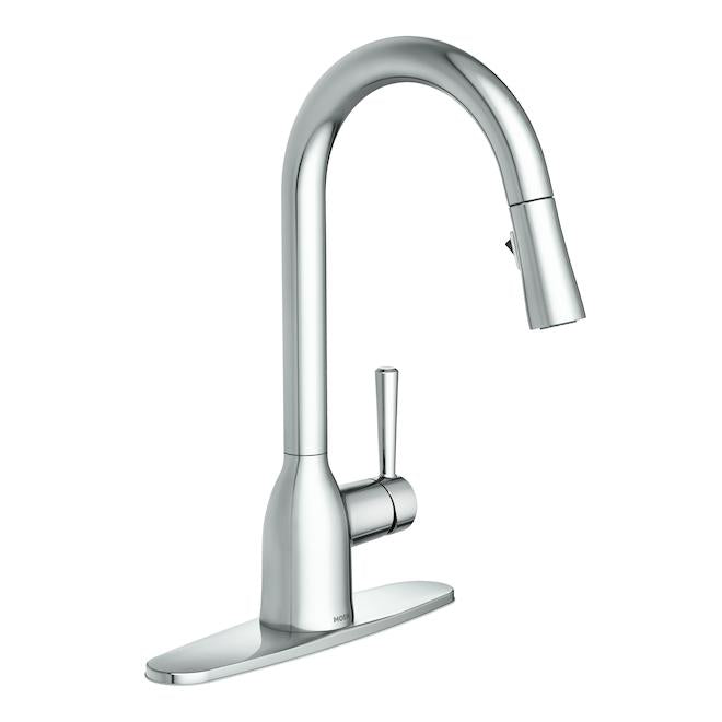 Robinet de cuisine à bec rétractable Adler -Chrome - Quincaillerie G.H. Berger