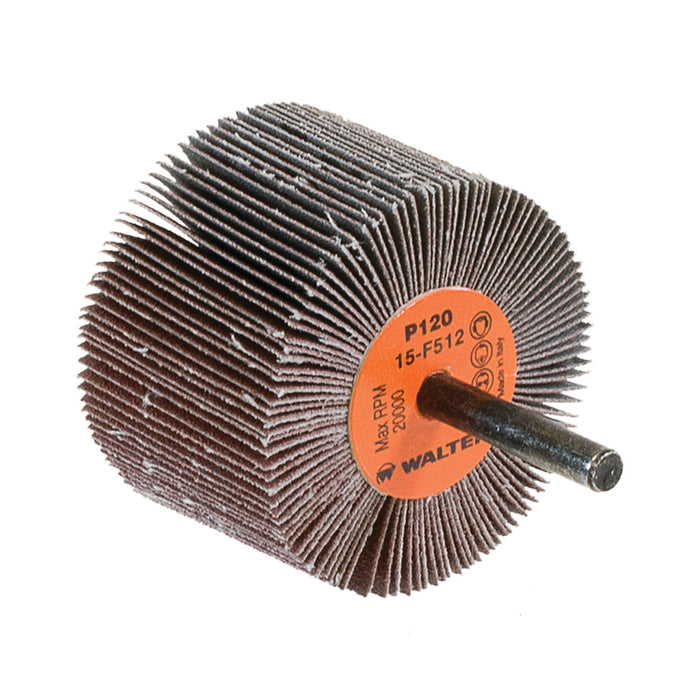 Roue à feuillets COOLCUT™, arbre 1/4" (2-1/2"x1-1/2"), à grain 120 - Quincaillerie G.H. Berger