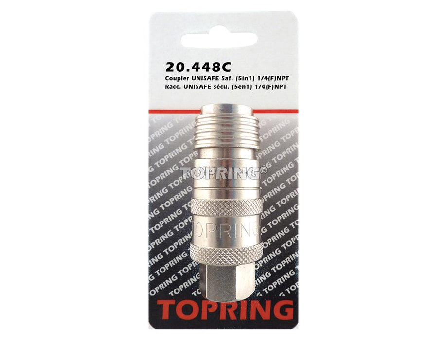 Raccord UNISAFE sécuritaire (5-en-1) 1/4(F)NPT - Quincaillerie G.H. Berger
