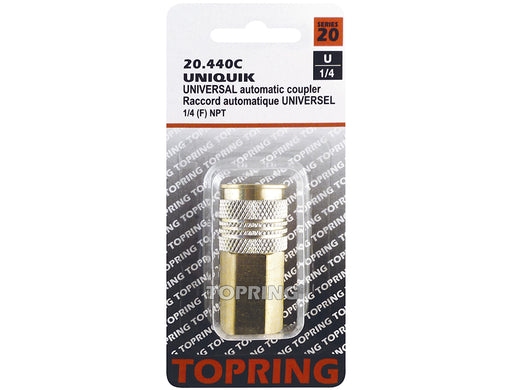 Raccord UNIQUIK (3-en-1) 1/4(F)NPT - Quincaillerie G.H. Berger