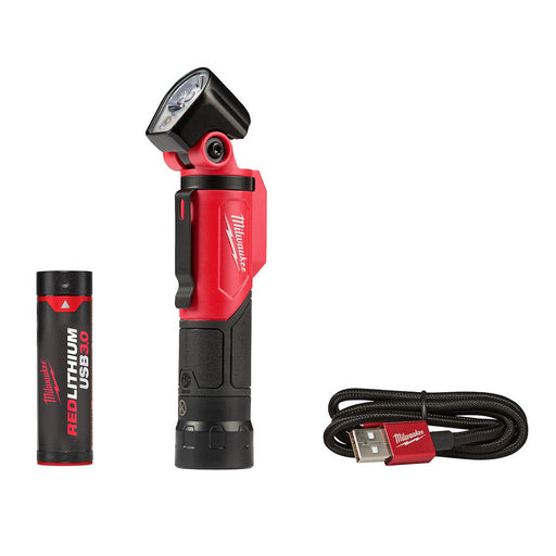 Lampe de poche pivotante, avec batterie USB Milwaukee - Quincaillerie G.H. Berger