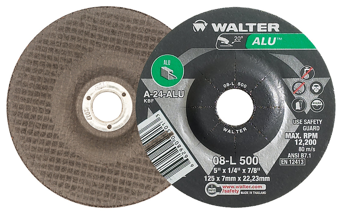 Meule à rectifier ALU™ pour aluminium [5"x1/4"x7/8"] - Quincaillerie G.H. Berger
