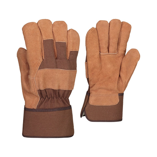 Gants de cuir imperméables, doublés au mouton synthé. (Uni) 10-4 JOB - Quincaillerie G.H. Berger