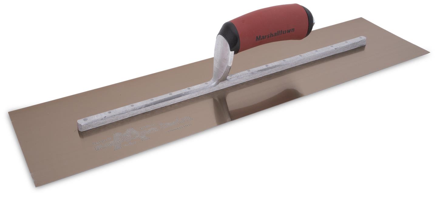 Truelle de finition Inox doré DuraSoft® (20"x5") Marshalltown - Quincaillerie G.H. Berger