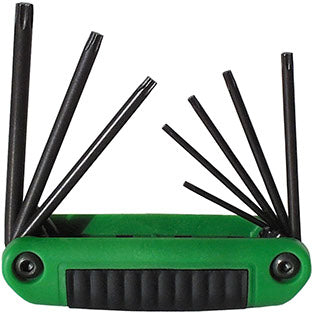 Jeu de 8 clés Torx® Ergo-Fold™ [T8 à T40] - Quincaillerie G.H. Berger