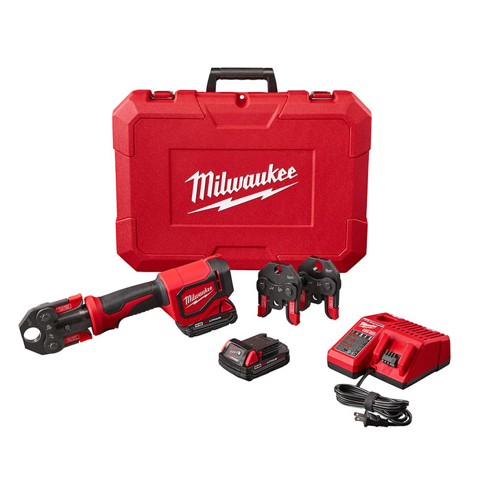 Ens. Outil de pressage M18™ à mâchoires PEX avec 2 batteries 2.0Ah Milwaukee - Quincaillerie G.H. Berger