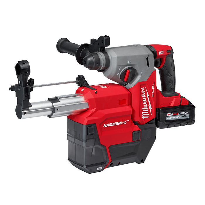 Ens. Marteau rotatif SDS-Plus 1" M18 FUEL™ avec 2 batteries et dépoussiéreur HAMMERVAC™ Milwaukee - Quincaillerie G.H. Berger