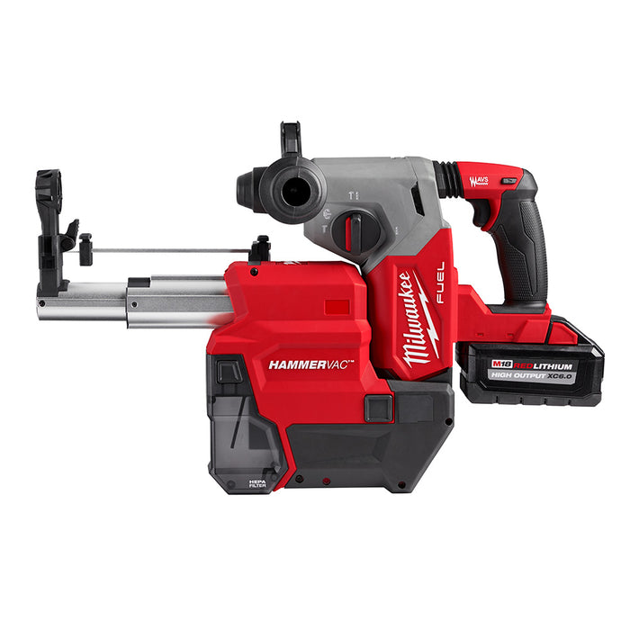 Ens. Marteau rotatif SDS-Plus 1" M18 FUEL™ avec 2 batteries et dépoussiéreur HAMMERVAC™ Milwaukee - Quincaillerie G.H. Berger