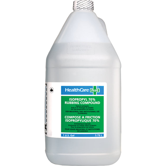 Alcool à friction isopro. 70% , 1 gal. HealthCare PLUS - Quincaillerie G.H. Berger