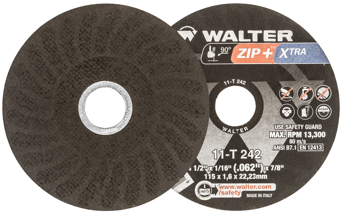 Meule à tronçonner ZIP+XTRA™ [4-1/2"x1/16"x7/8"] - Quincaillerie G.H. Berger