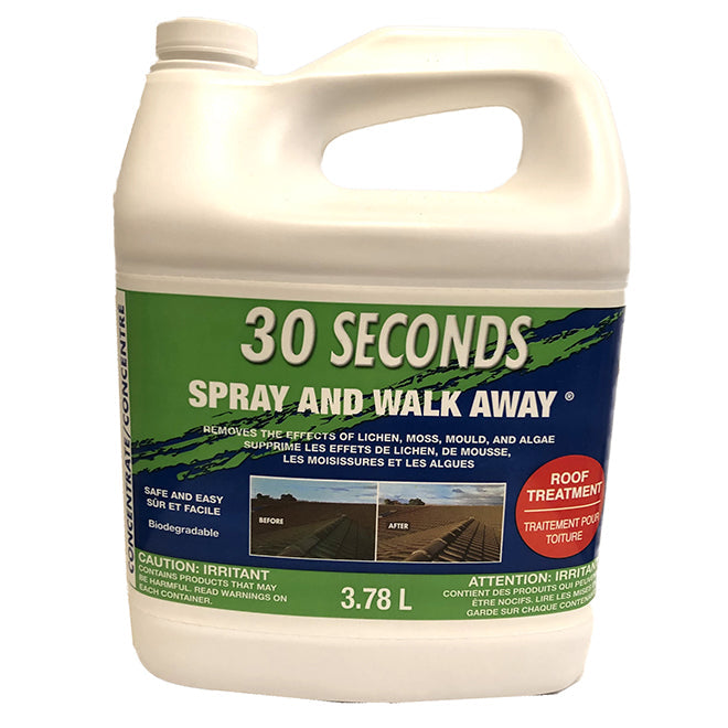 Traitement pour toitures biodégradable 30 Seconds - 3.78 L