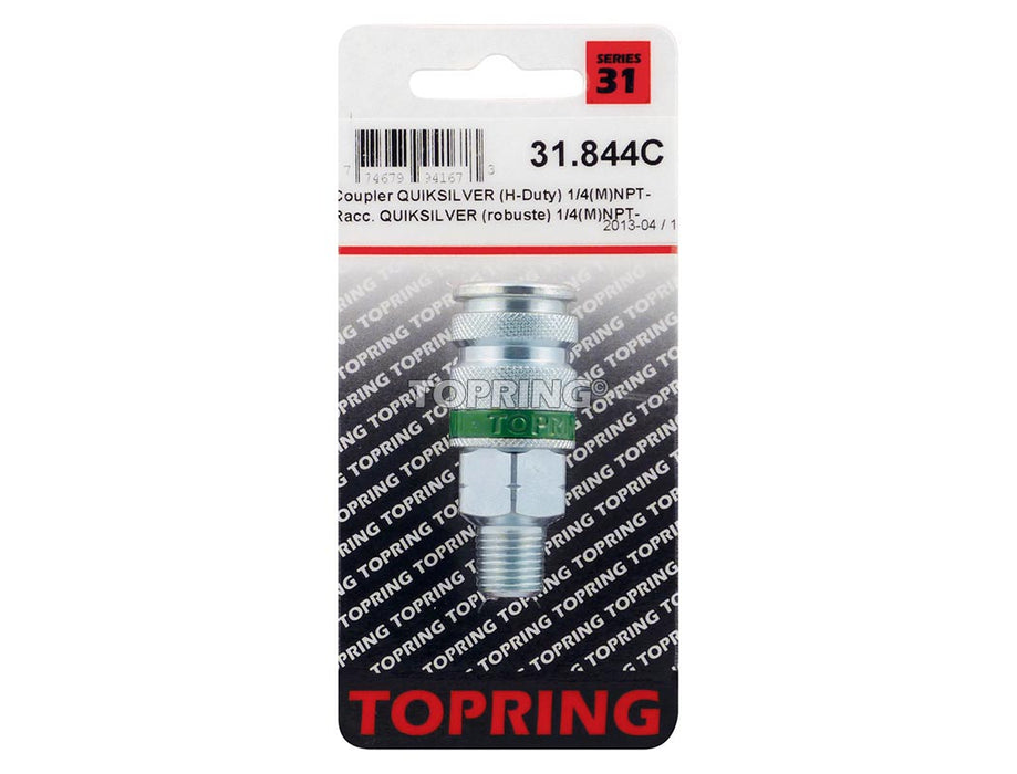 Raccord Quiksilver (ULTRAFLO) 1/4(M)NPT - Quincaillerie G.H. Berger