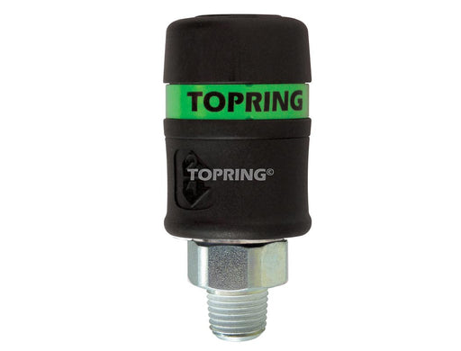 Raccord TOPQUIK sécuritaire (ULTRAFLO) 1/4 (M) NPT (automatique) - Quincaillerie G.H. Berger