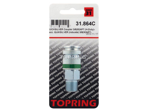Raccord Quiksilver (ULTRAFLO) 3/8(M)NPT - Quincaillerie G.H. Berger