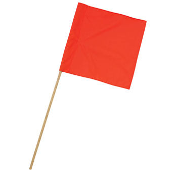 Fanion orange fluo. 16"x16" Dynamic (PIP Canada) - Quincaillerie G.H. Berger