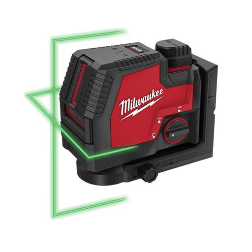 Laser vert en croix, avec batterie rechargeable USB (100') Milwaukee - Quincaillerie G.H. Berger