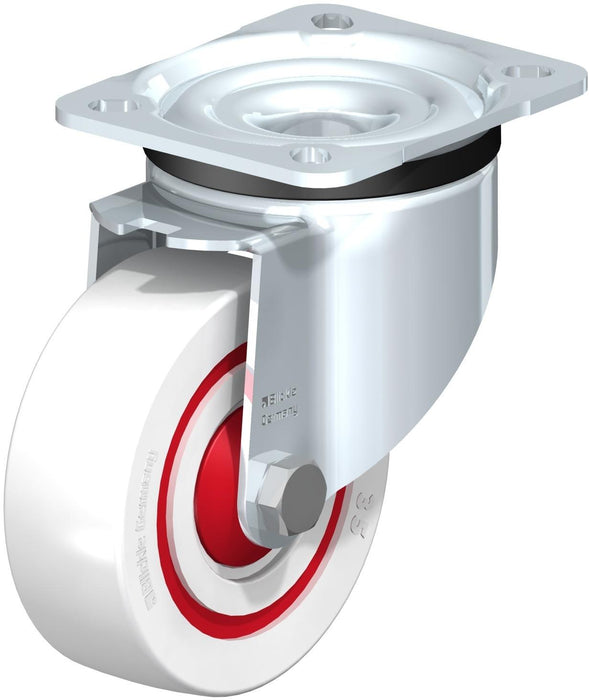 Roulette pivotante 4" en nylon, capacité 440 lb Blickle - Quincaillerie G.H. Berger