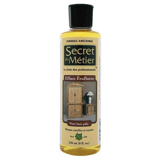 Efface éraflures pour bois pâle - 236 mL Secret du métier - Quincaillerie G.H. Berger