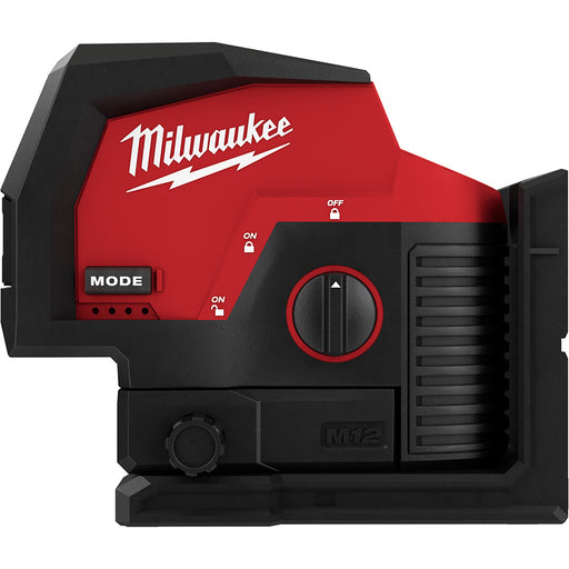 Laser vert en croix avec points d'aplomb M12™ (125'), Outil seulement Milwaukee - Quincaillerie G.H. Berger