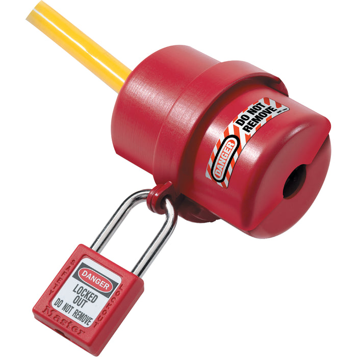 Cadenassage rotatif pour fiche 110V ou 220V Master Lock - Quincaillerie G.H. Berger