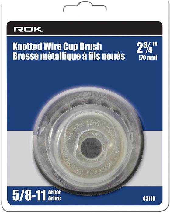 Brosse à fils noués 2-3/4" ROK - Quincaillerie G.H. Berger