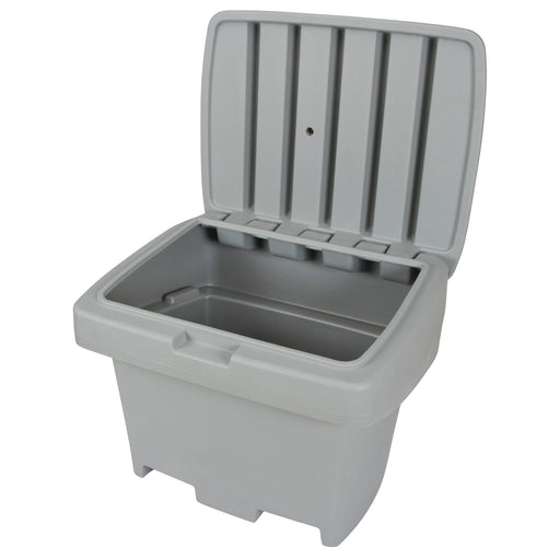 Conteneur robuste gris, pour sel et sable. TECHSTAR - Quincaillerie G.H. Berger
