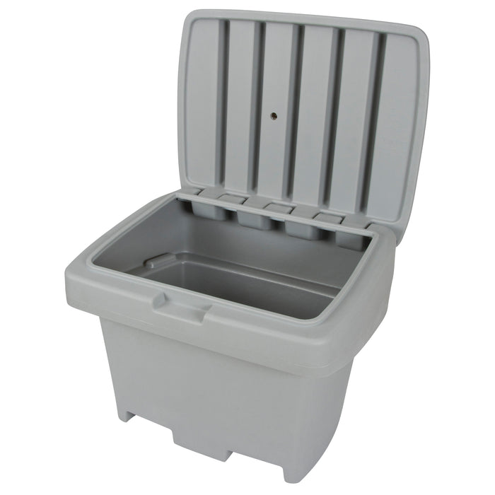 Conteneur robuste gris, pour sel et sable. TECHSTAR - Quincaillerie G.H. Berger