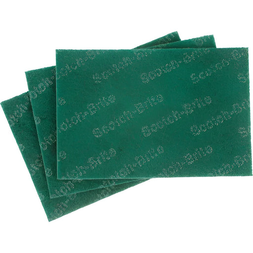 Tampons de nettoyage verts Scotch-Brite - Paquet de 10 3M - Quincaillerie G.H. Berger