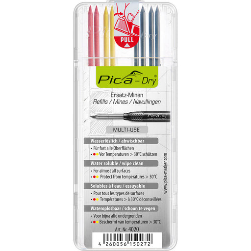 Mines de rechange assorties Pica-Dry® (8/pqt.) - Quincaillerie G.H. Berger
