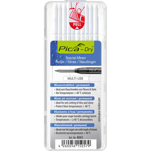 Mines de rechange blanc Pica-Dry® (10/pqt.) - Quincaillerie G.H. Berger