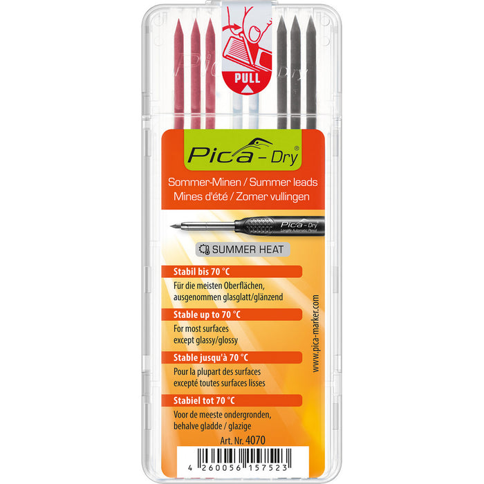 Crayon Pica-Dry® avec 8 mines Été - Quincaillerie G.H. Berger