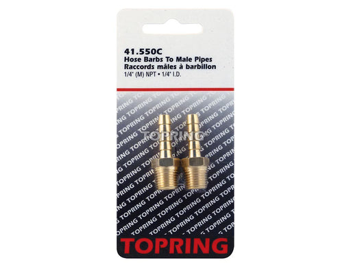 Raccord Barb. 1/4 x 1/4(M)NPT - Quincaillerie G.H. Berger