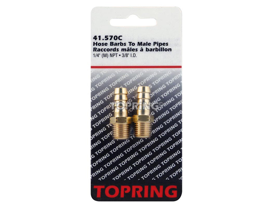 Raccord Barb. 3/8 x 1/4(M)NPT - Quincaillerie G.H. Berger