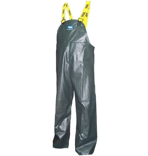 Salopette de pluie Journeyman verte, PVC/Polyester 0.45mm Viking - Quincaillerie G.H. Berger
