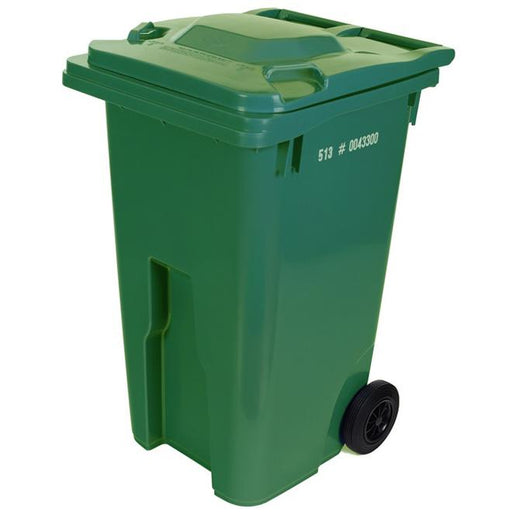 Bac roulant vert 240 L avec roues de 8" Master Cart - Quincaillerie G.H. Berger