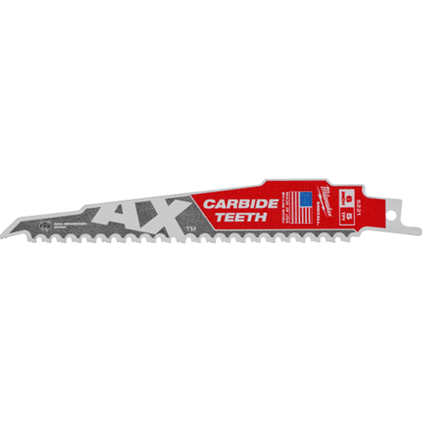 Lame SAWZALL The Ax avec dents au carbure, à bois (9"x5dpp) Milwaukee - Quincaillerie G.H. Berger