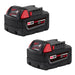 Ens. 2 batteries M18 REDLITHIUM™ XC, 5.0Ah Milwaukee - Quincaillerie G.H. Berger