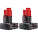 Ens. 2 Batteries M12 REDLITHIUM™ XC, 3.0Ah Milwaukee - Quincaillerie G.H. Berger