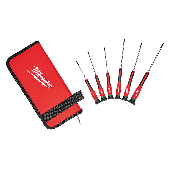 Ens. 6 tournevis de précision Torx Milwaukee - Quincaillerie G.H. Berger