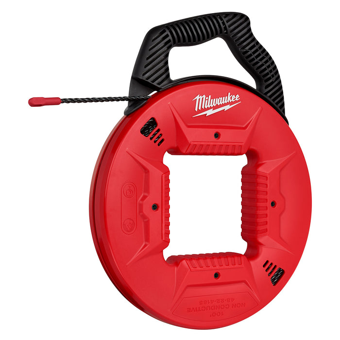 Ruban de tirage 100', en polyester avec embout non conductible Milwaukee - Quincaillerie G.H. Berger