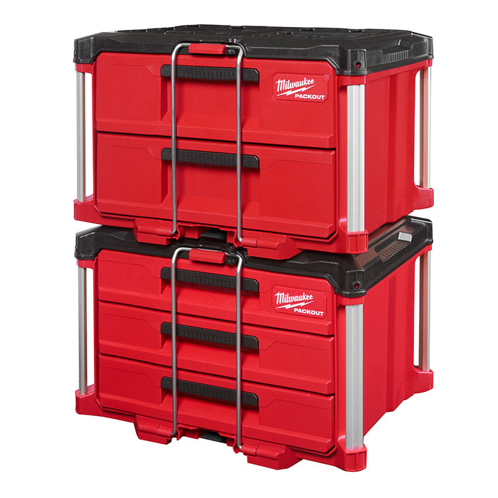 Coffre à outils PACKOUT™ à 2 tiroirs Milwaukee - Quincaillerie G.H. Berger