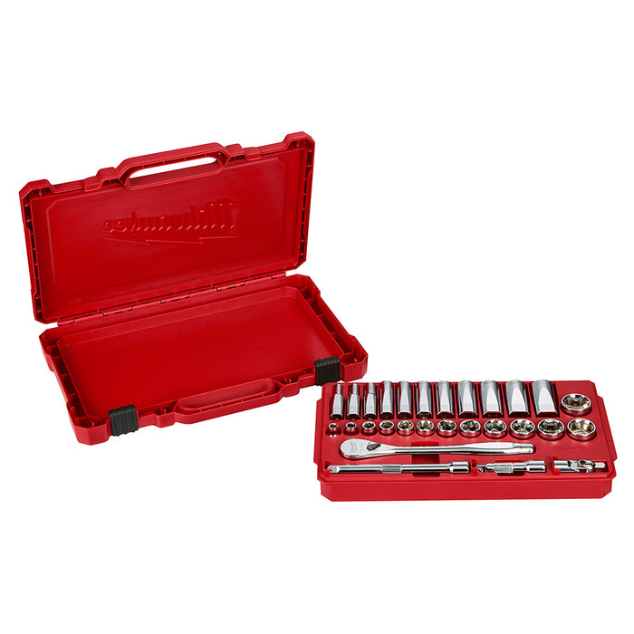 Ens. Rochet 3/8" avec 28 mcx (SAE) Milwaukee - Quincaillerie G.H. Berger