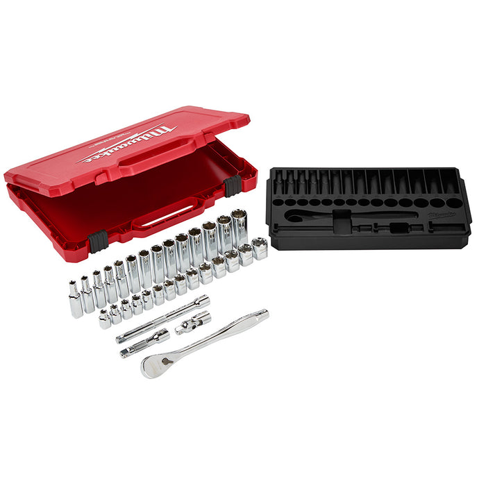 Ens. Rochet 3/8" avec 32 mcx (Métrique) Milwaukee - Quincaillerie G.H. Berger
