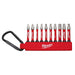 Ens. Embouts de vissage SHOCKWAVE™ Torx® avec mousqueton (10 mcx.) Milwaukee - Quincaillerie G.H. Berger