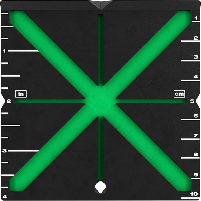 Cible réactive pour niveau laser vert Milwaukee - Quincaillerie G.H. Berger